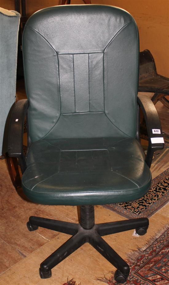 Leather office chair(-)